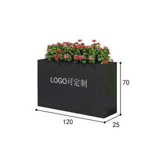 户外花箱咖啡店花坛庭院铁艺商业街隔断围栏餐厅奶茶店围挡