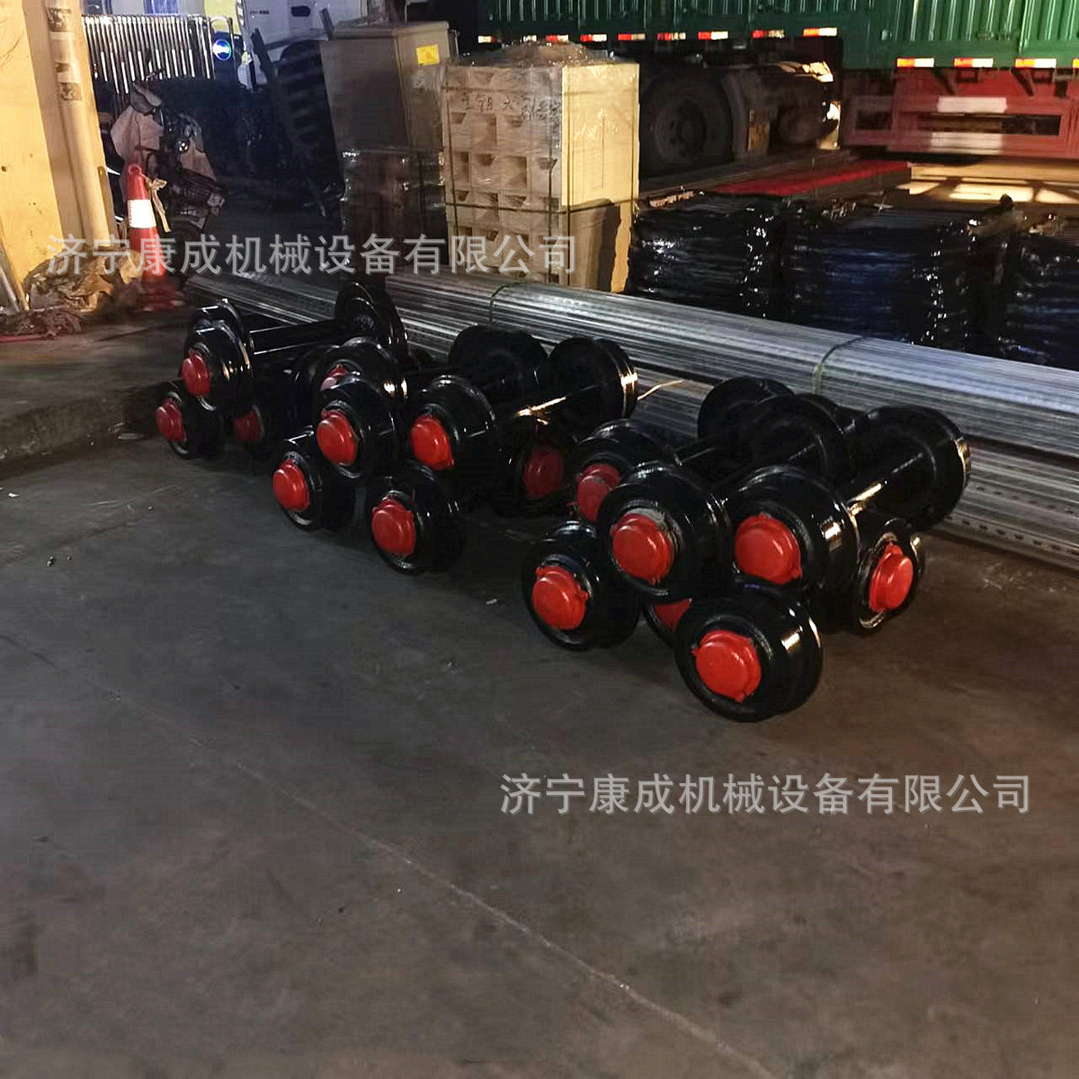 热销矿车轮对耐磨井下运输用轨道轮矿车1吨矿车轮对煤矿实心矿车