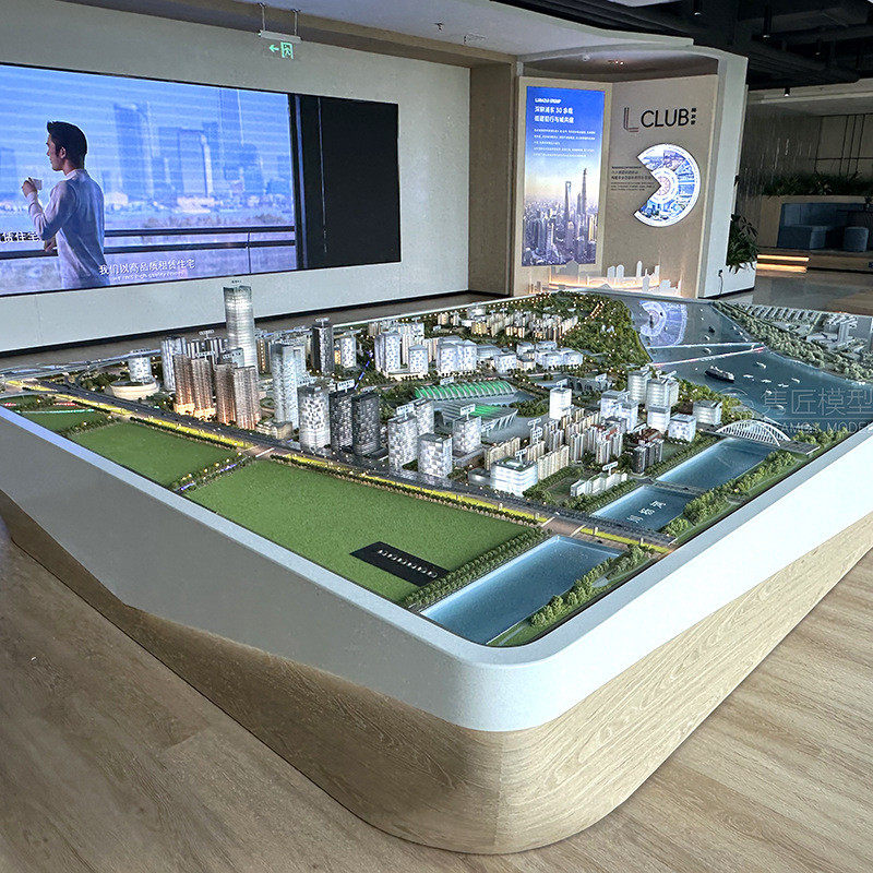 平放区域房地产沙盘模型售楼处楼盘展厅建筑地形地貌写字楼沙盘