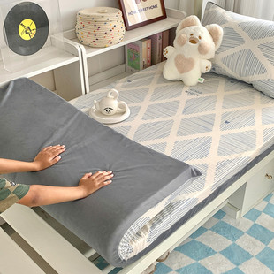 宿舍全包拉薄90x190床垫罩链式床垫保护罩乳胶床垫罩隔脏保护套