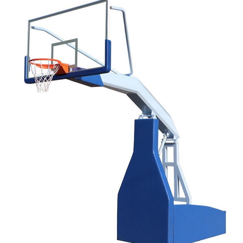 可移动自动户外体育馆美式成人室内专业手动篮球架液压篮球架升降