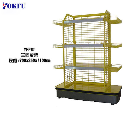 热销四方货架促销货架四面堆头货架生产厂家商场配套货架批发