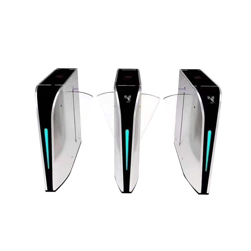 双机芯翼快速人行通道闸自动人脸识别小摆闸小区门禁识别智能闸