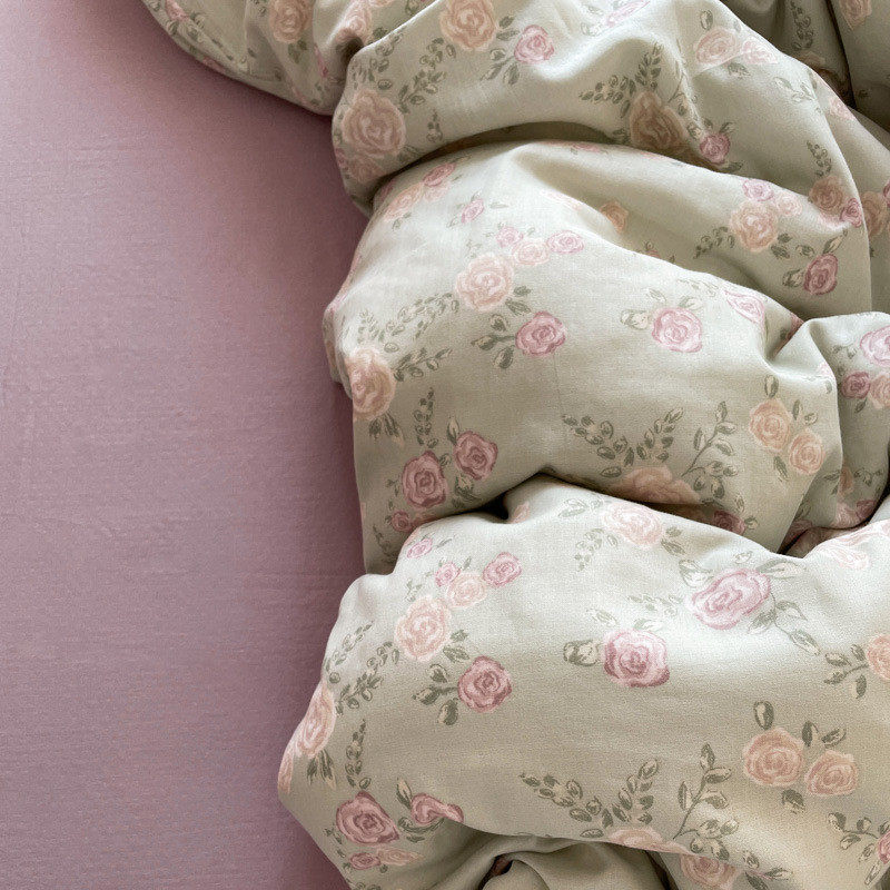 全棉印花双层纱四件套百搭床单被套有氧小清新宿舍床上用品三件套,床上用品,床品套件/四件套/多件套,淘宝优惠券,粉丝福利购,淘宝优惠卷