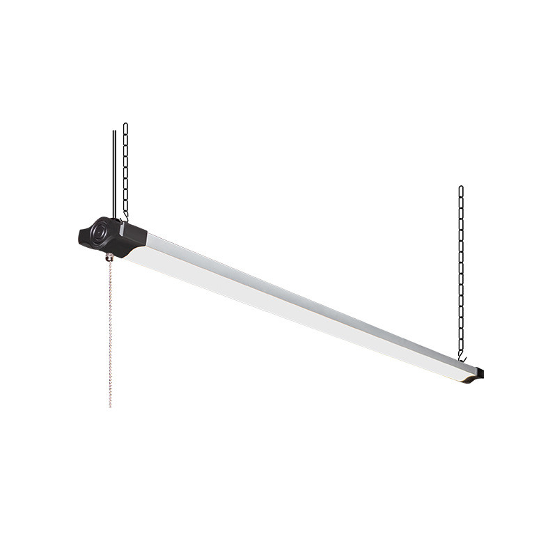 现代办公停车场吊灯LED长条灯简约商场超市l吊线吸顶ETL方通灯