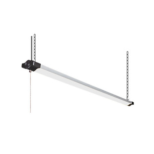 现代办公停车场吊灯LED长条灯简约商场超市l吊线吸顶ETL方通灯