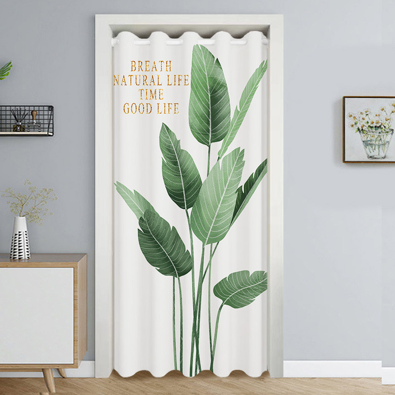 家用夏季空调门帘防油烟冷气布帘厨房挡挡风厕所隔断试衣间遮挡帘