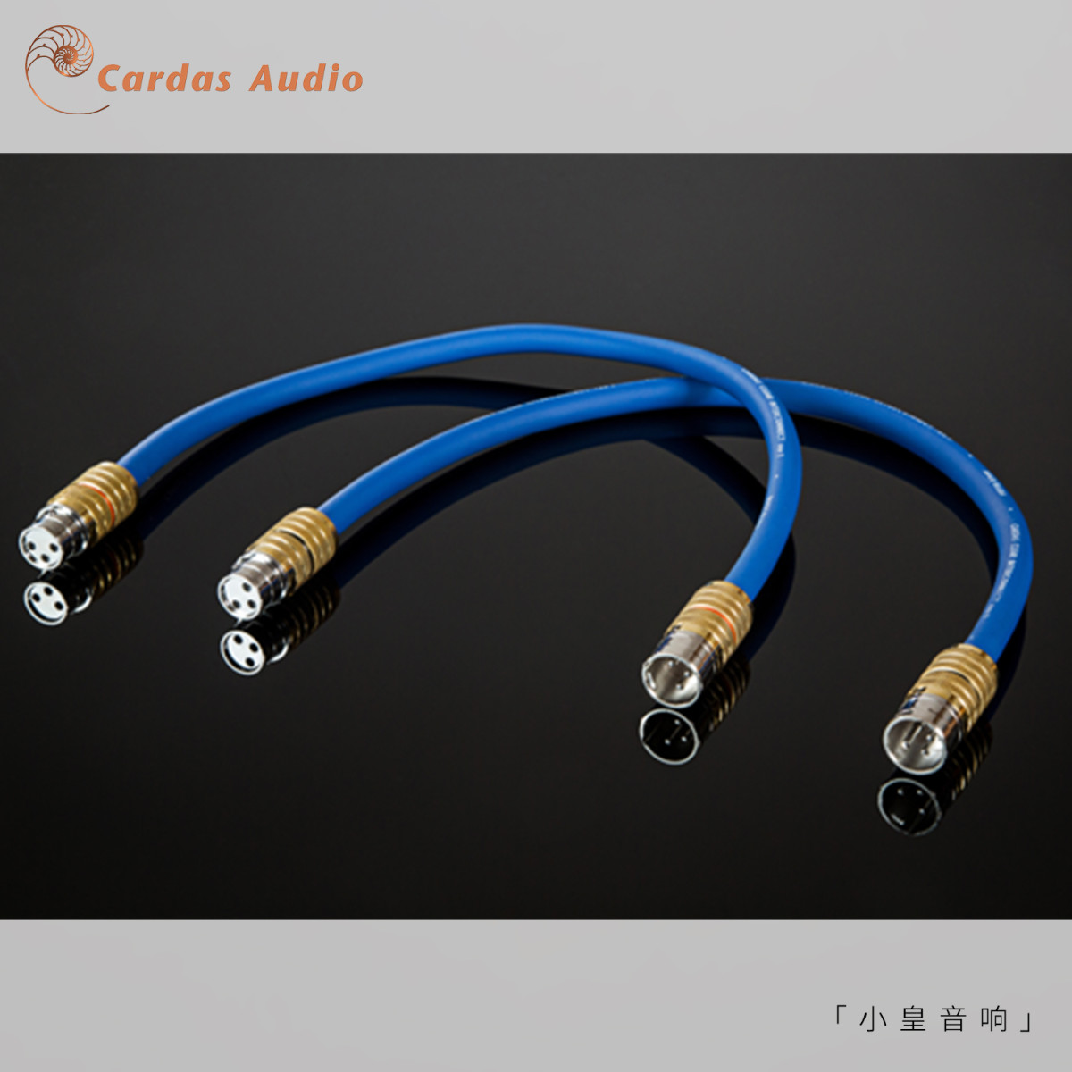 真正美国原装进口 CARDAS   XLR  铑白金平衡头