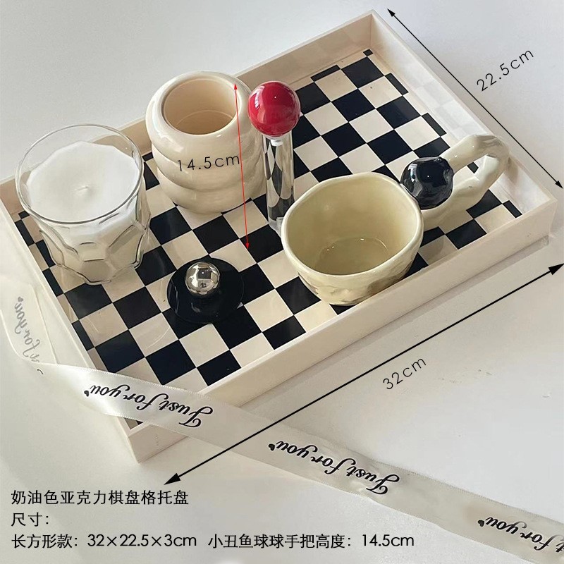 红球球高颜值棉签盒亚克力化妆棉首饰盒桌面收纳盒条纹透明牙线盒