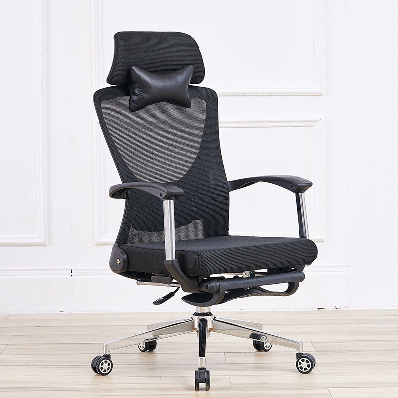 办公室电脑午休椅久坐网布转椅可躺升降靠背人体工学办公椅