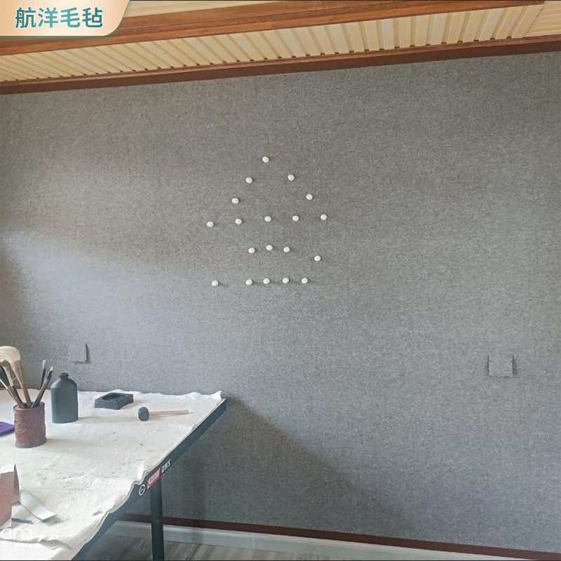 定制磁力书画书法墙贴免打孔强磁定制绘画展示毛毡磁性毛毡墙贴