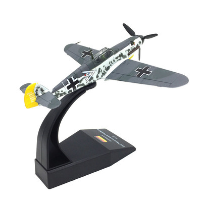 1:72德国二战名机BF109仿真合金战斗机飞机模型成品战争雷霆