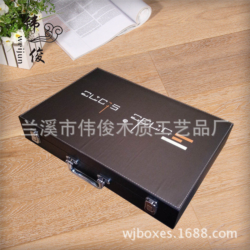 厂家生产PU皮质石英石样品盒石材样品展示盒人造大理石样品盒