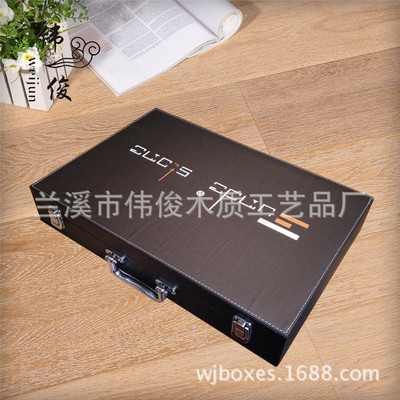 厂家生产PU皮质石英石样品盒石材样品展示盒人造大理石样品盒