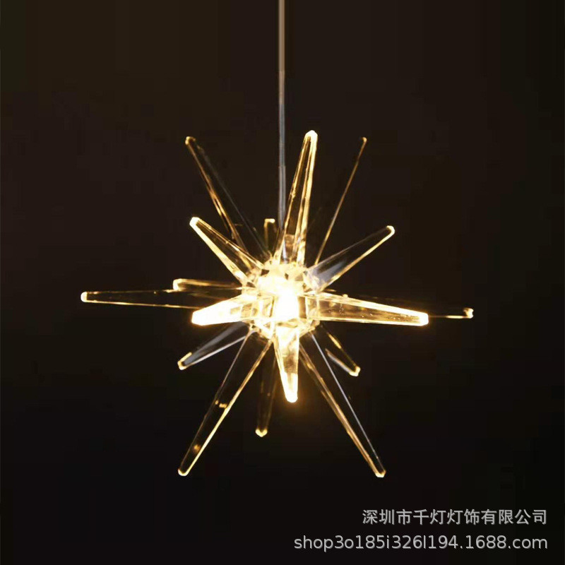 新款婚庆道具10水滴吊灯海胆婚庆路引婚礼堂布置道具吊灯灯吊顶灯