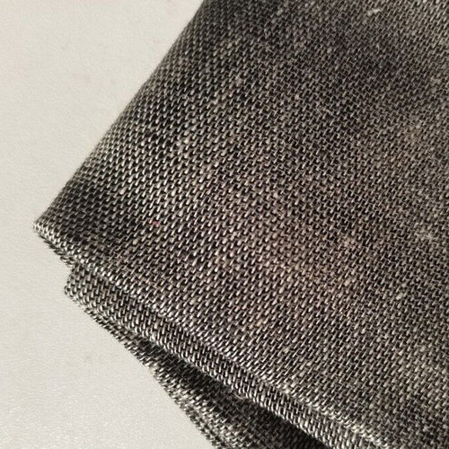 现货厂家纯亚麻色织布料亚麻布棉麻布料面料春秋时装面料s001