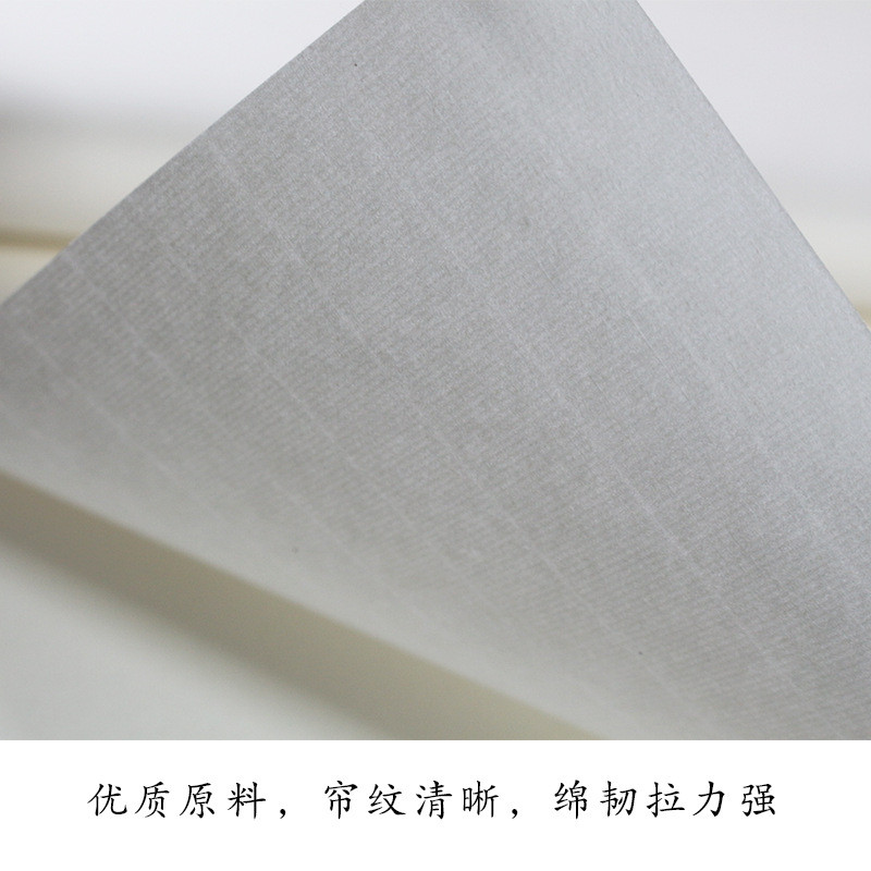 半生半熟六尺宣纸国画山水花鸟写意加厚云母熟宣工笔画书法作品纸