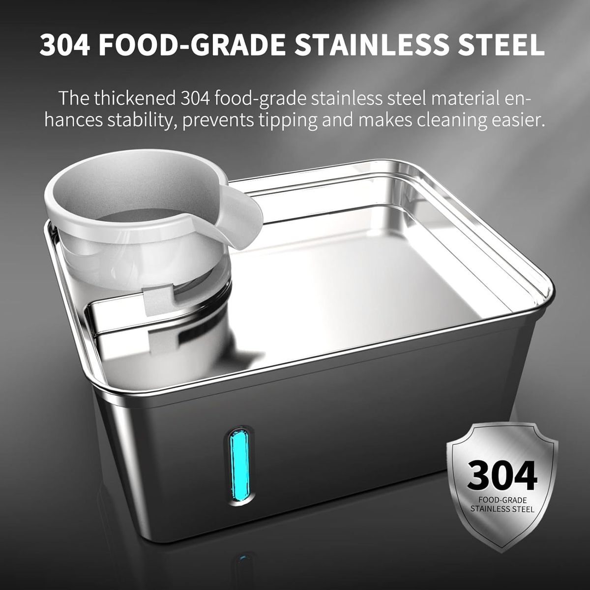 宠物饮水器大容量饮水机流动水插电自动喂水器狗狗猫咪304不锈钢