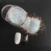 祺泰金葱粉七彩亮片碎片复合材料petcfc321耐高温不规则美甲贴片