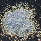 厂家直销金光不规则碎片金葱粉幻彩亮片美甲水晶球亮片玻璃纸