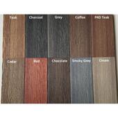 室外塑木地板花园阳台木塑户外防水防腐木庭院wpc地面地板工厂