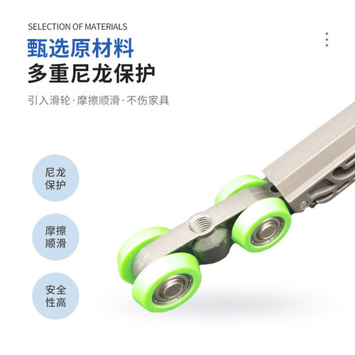 单向阻尼吊轮厨房推拉门静音液压缓冲吊轮极窄玻璃门吊轨缓冲