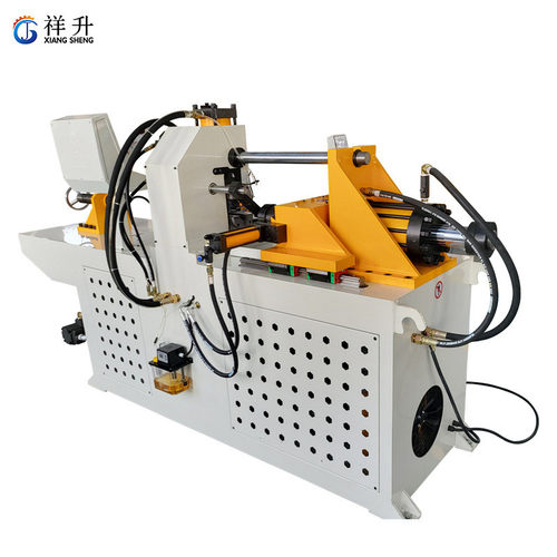 sg80nc-2s全自动双头缩管机不锈钢金属方管端金属圆管管成型设备