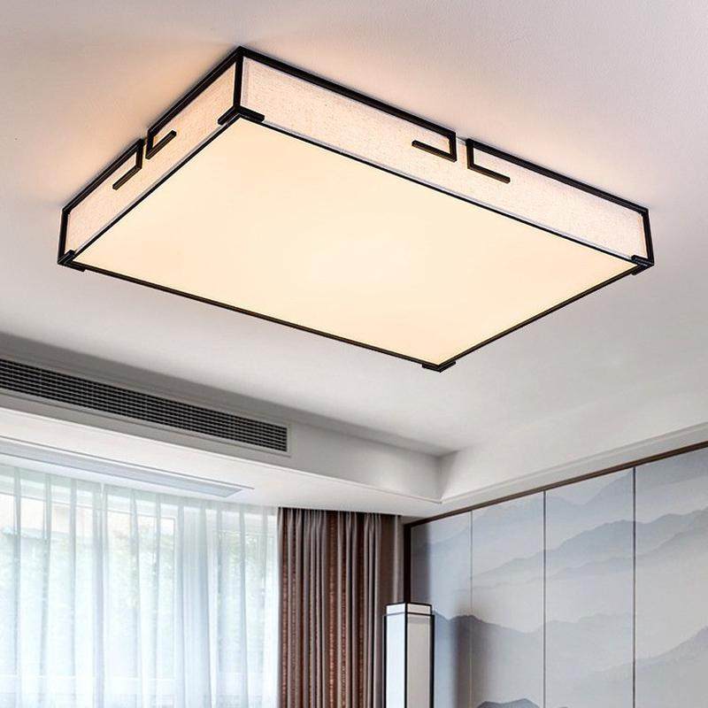 热销led吸顶灯现代简约客厅灯长方形餐厅卧室书房方圆形新中式吸,家装灯饰光源,客厅吸顶灯,淘宝优惠券,粉丝福利购,淘宝优惠卷