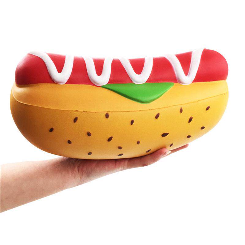 厂家直销慢回弹超大号热狗香肠仿真squishy新款食品