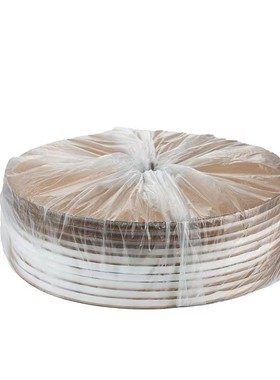 5000m白色珠光膜热熔胶破坏性封缄胶带自粘一次性封口双面胶条