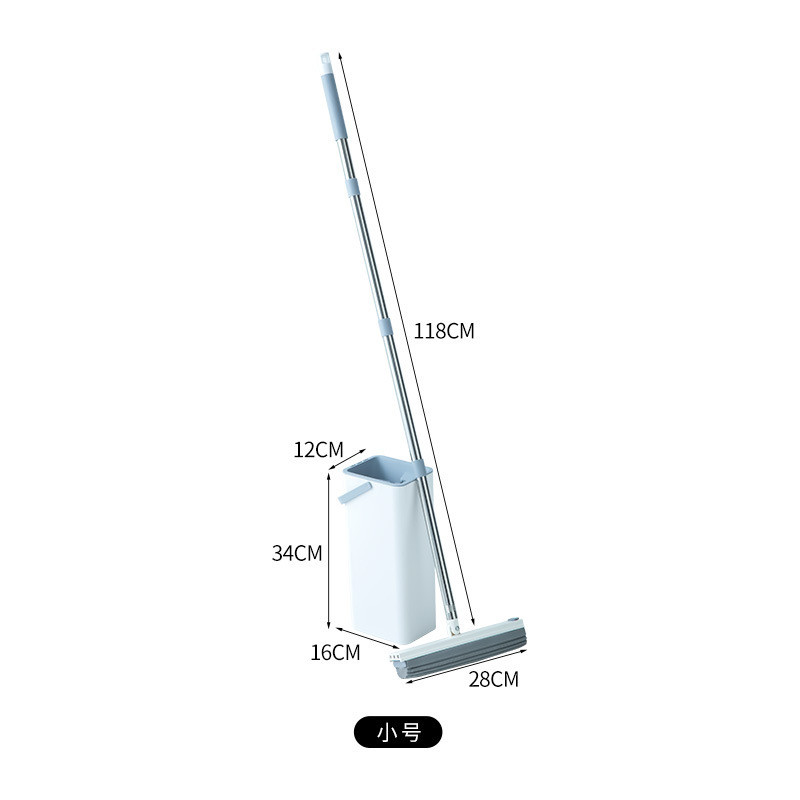 kinbata一拖净大号卫生间家用木地板免手洗胶棉海绵吸水拖把l