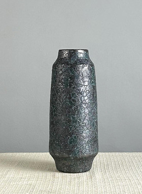 釉复古插花花器陶瓷花瓶泡泡景德镇创意客厅玄关装饰品陶罐摆件
