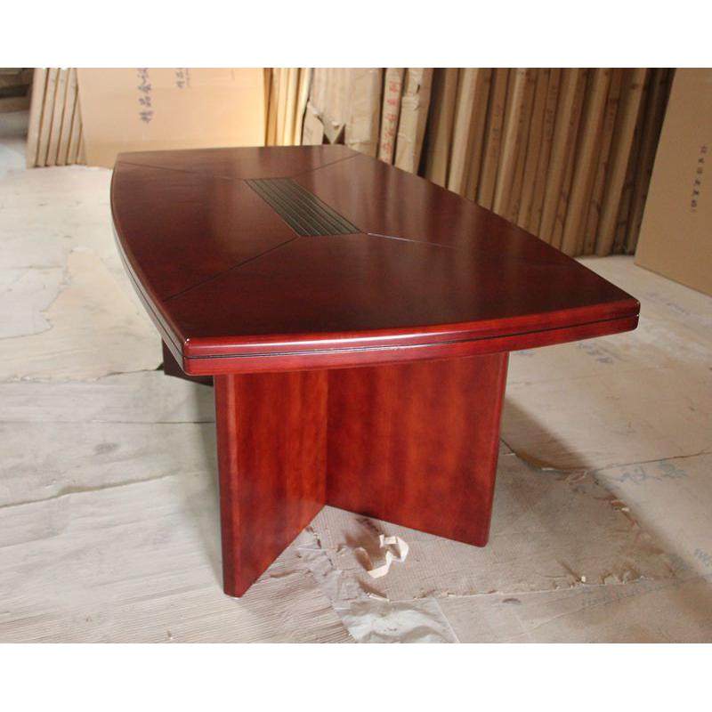 椭圆形会议桌长桌大型商务会议室桌实多功能现代简约木皮会议台,商业/办公家具,会议桌,淘宝优惠券,粉丝福利购,淘宝优惠卷