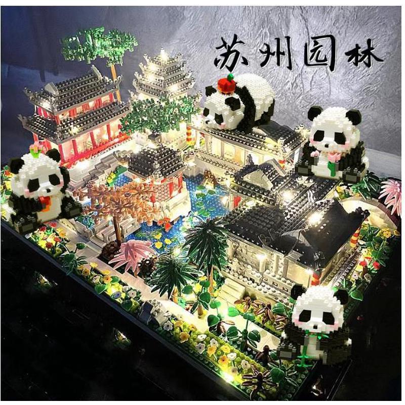 2024新款苏州园林古风建筑高难度巨大型拼装成人版积木玩具男孩10