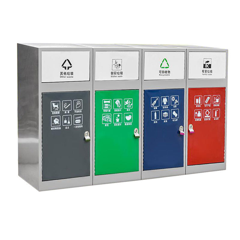 户外不锈钢分类垃圾桶街道户外景区厂家直销大容量垃圾箱厂家批发