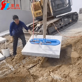 热销石材吊具椭圆形安全吸力500KG铺装 石板吊装 工具石材海绵吸盘
