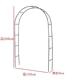 批发园艺拱门婚庆户外铁艺花架装 葡萄植物爬藤架 饰道具月季