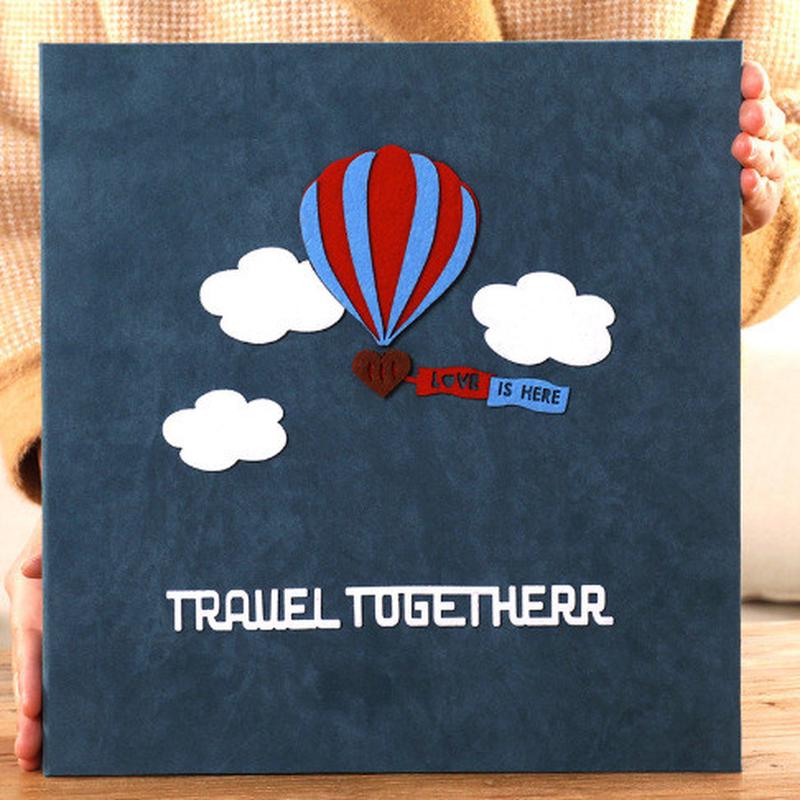 56pc批发6寸100张5寸600张亚麻毛毡相册插袋册儿童宝宝成长相册本