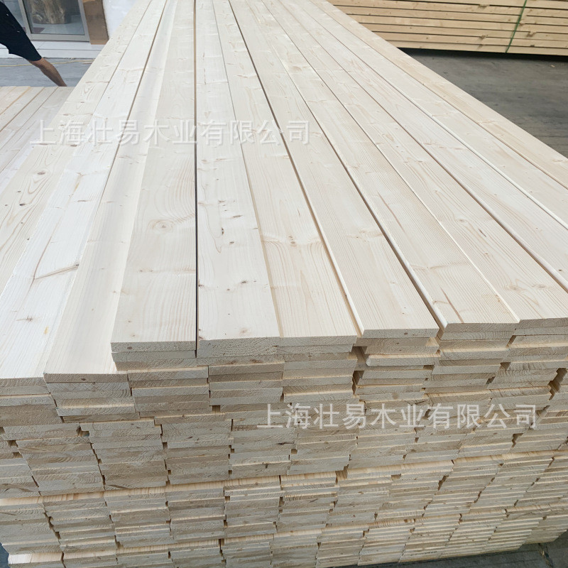 床实木松木板方木条床板樟子松家具板材云杉云杉板料