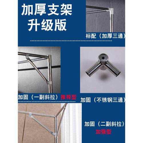 a6l蚊帐不锈钢加固升级版送门加密宫廷家用1.8m床压脚三开
