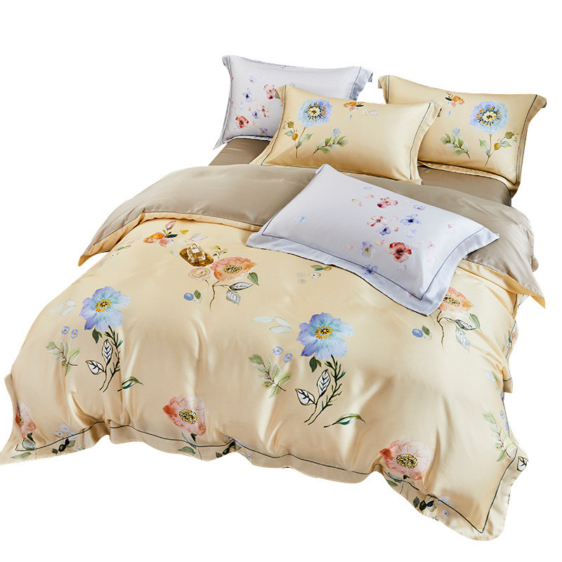 rp4t批发100支双面天丝被罩单人150x200夏季凉感被套180x200x230