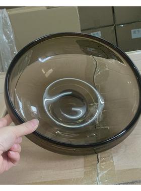 果盘轻奢样板房客厅餐厅装饰摆件家居饰品纯手工水晶玻璃现代花瓶