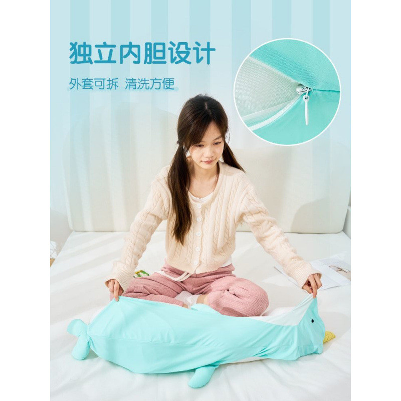 冰丝长条抱枕可爱卧室大靠枕女生睡觉床上夹腿侧睡枕靠垫男生款夏