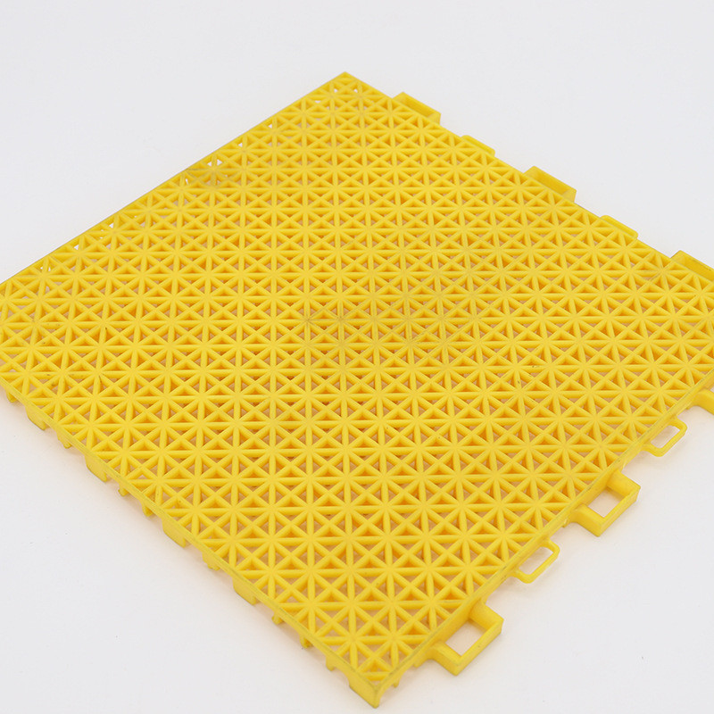 塑料悬浮拼装地板锁扣拼接运动地板双层菱形加宽筋悬浮地板