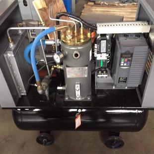 热销单相王小型移动一体螺杆空压机120l 380v 190l220v