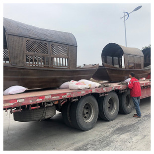 b16米餐饮餐饮船水上景区房屋接待餐饮观光旅游乌篷船