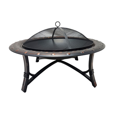 庭院木柴篝火盆户外烧烤炉木炭取暖炉烤火炉柴火炉篝火晚会大火盆