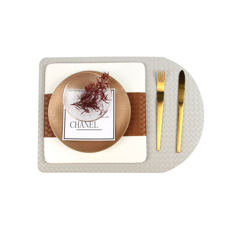 创意样板房西餐桌摆件现代简约软装西餐盘子套装北欧餐具餐厅摆件