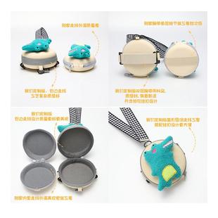 新款潮流儿童便携挂脖带盒套装可折叠太阳眼镜男女童防晒遮阳墨镜