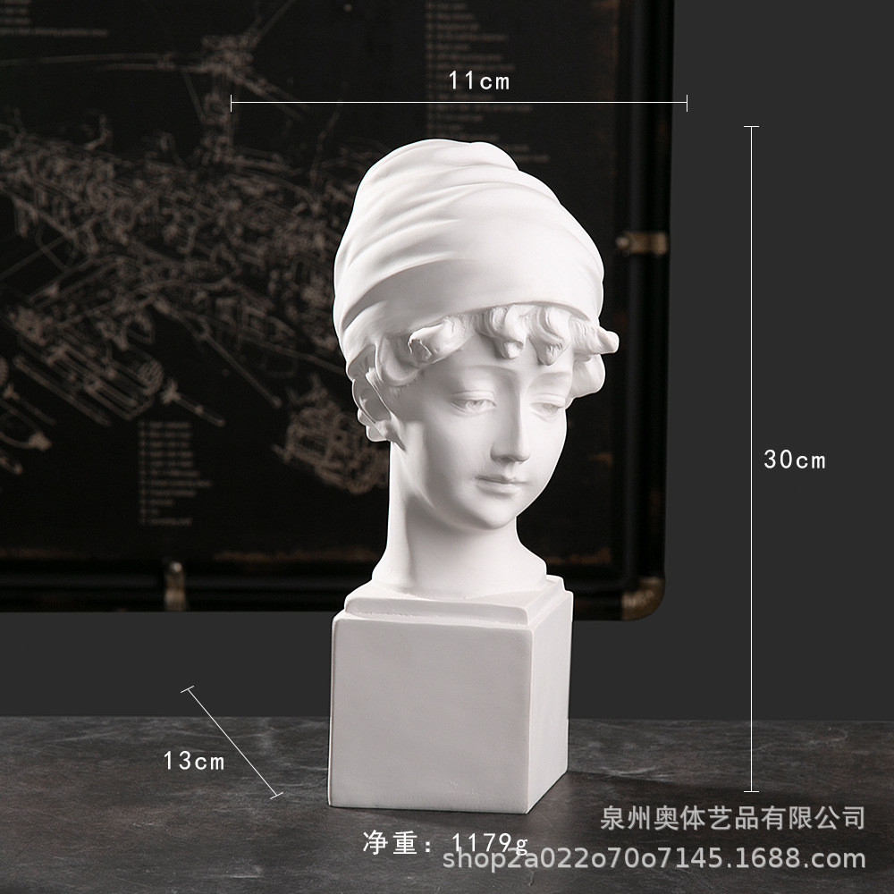 维纳斯大卫雕像摆件石膏像人像雕塑桌面软装客厅样板间家居装饰品